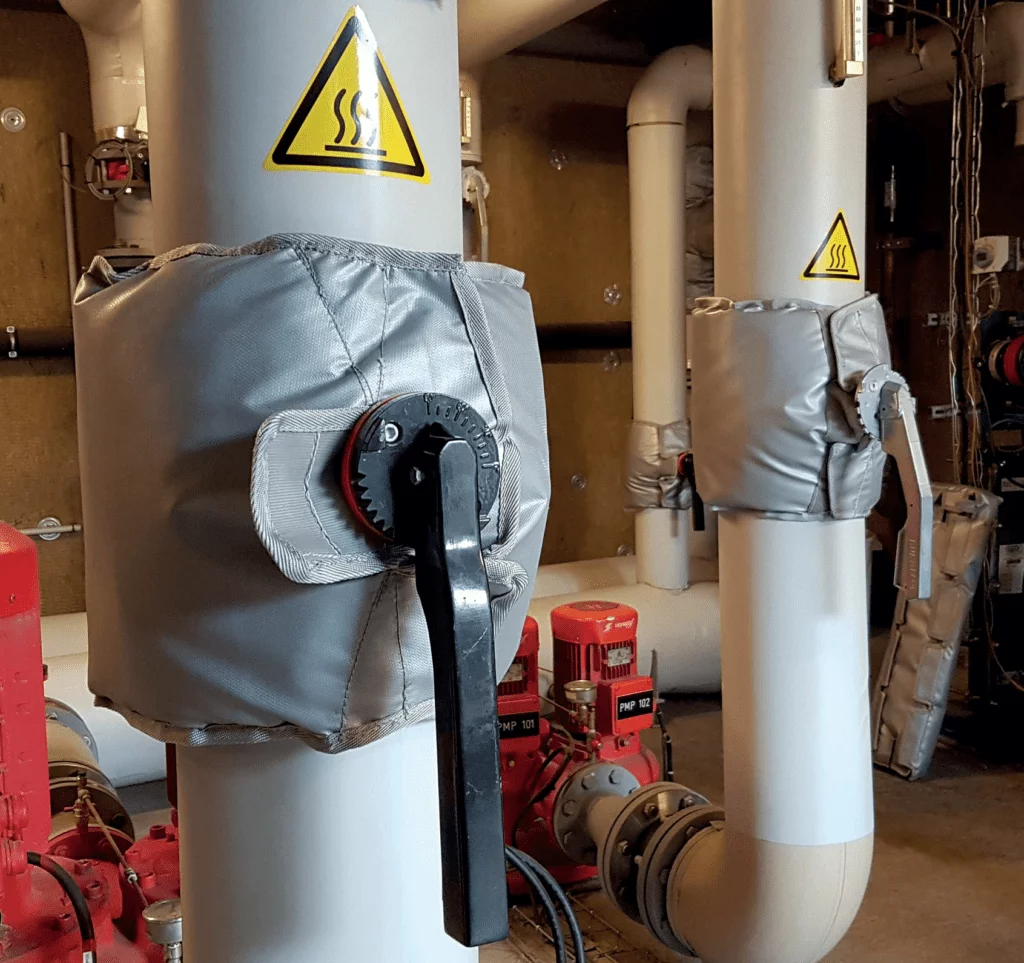 matelas isolants KVMat sur mesure SOFRADI réseau hydraulique